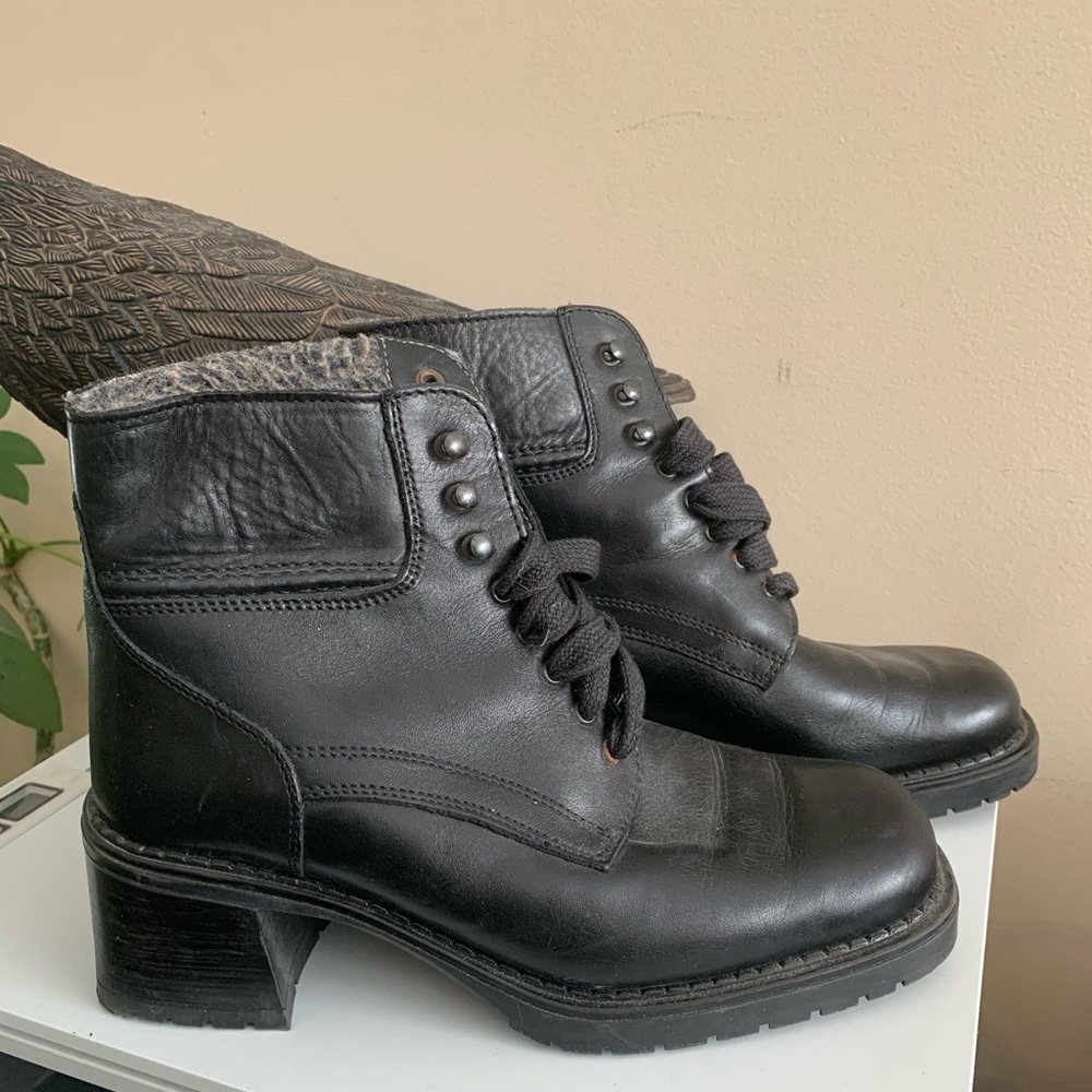 Black Leather Boots